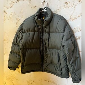 Browning Olive Goose Down Puffer Jacket